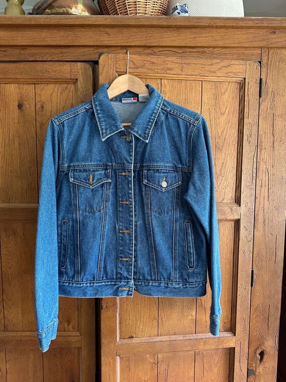 Arizona Jean Company Blue Denim Jacket 100% cotton